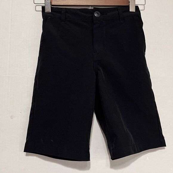 Quiksilver Black Amphibian Shorts   Boys Size 7x   EUC - Picture 1 of 4
